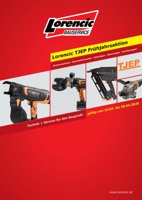 Lorencic TJEP Frühjahrsaktion